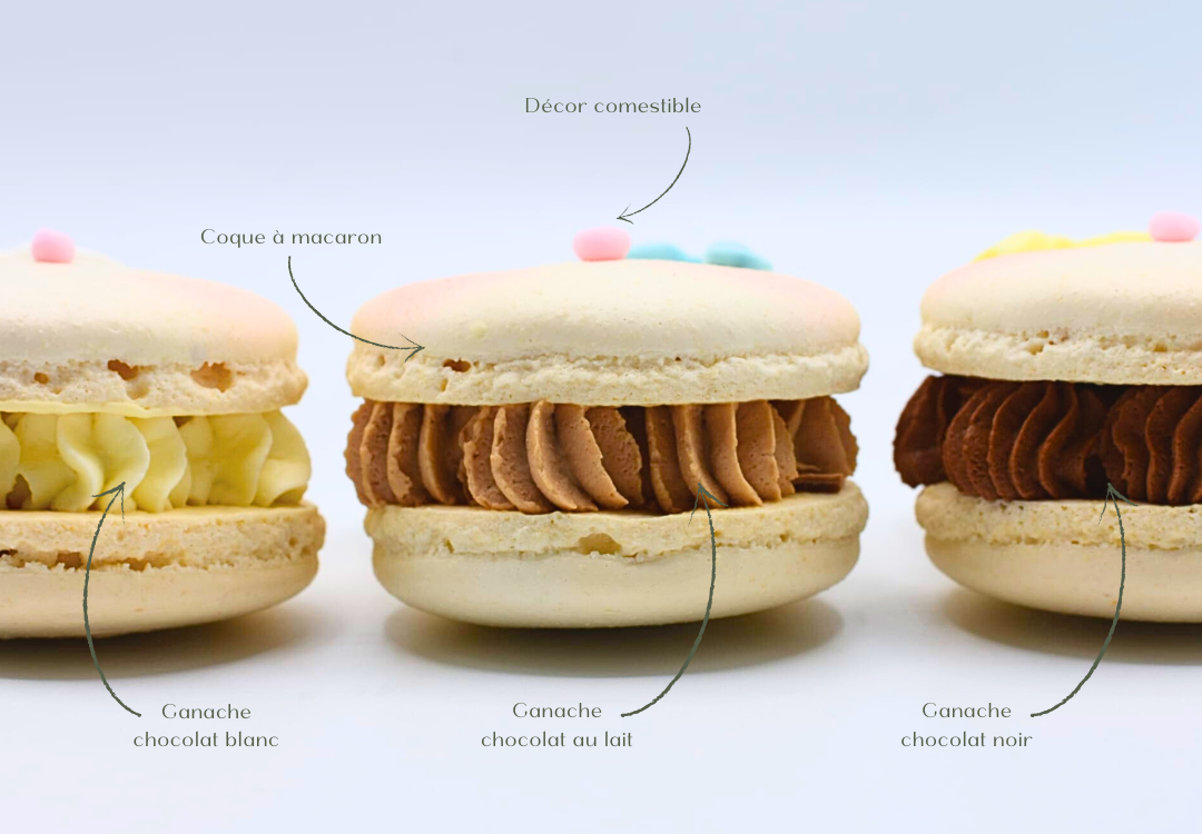 MAXI Macarons de Pâques (lot de 3)